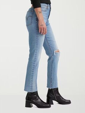 Levi's Premium Wedgie Straight High Rise Jeans
